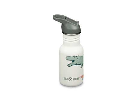 Klean Kanteen 355ml Classic Kid's Water Bottle with Flip Seal Sport Cap
