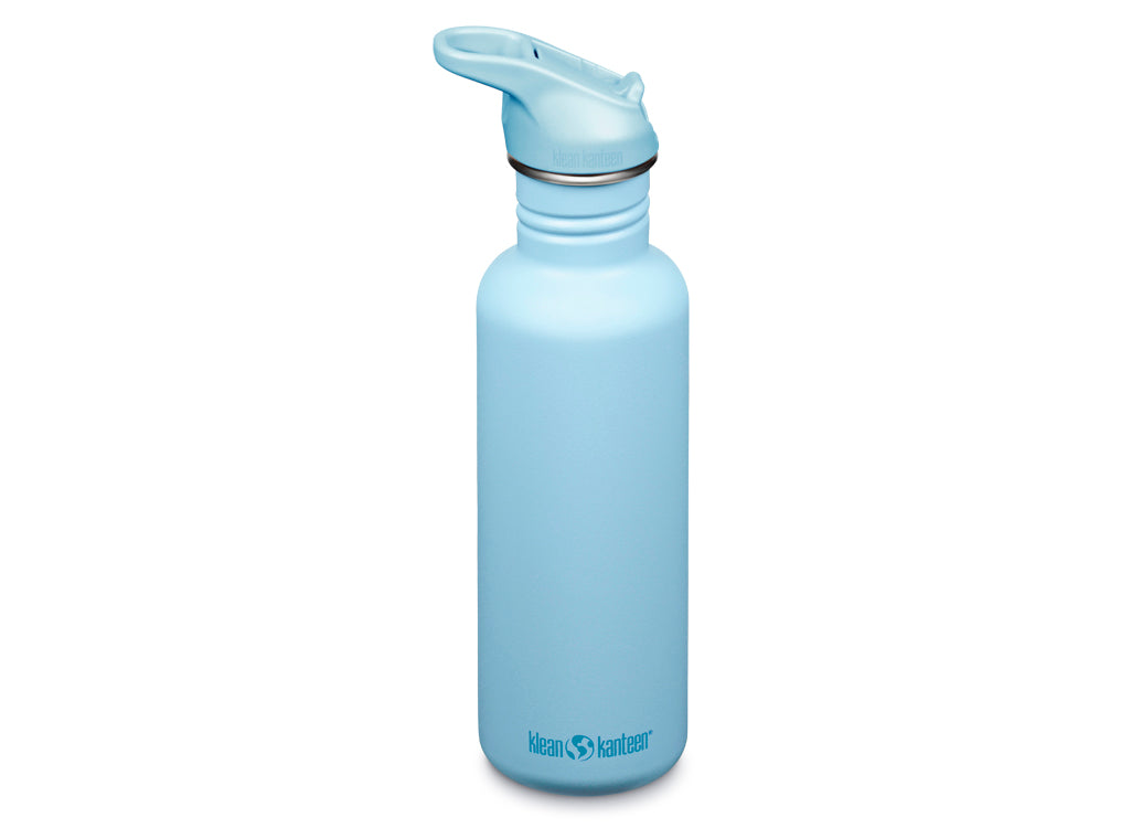 Klean Kanteen 800ml Classic Water Bottle with Flip Seal Sport Cap