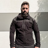 Kombat UK Defender Tactical Fleece Jacket in Black