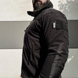 Kombat UK Defender Tactical Fleece Jacket in Black