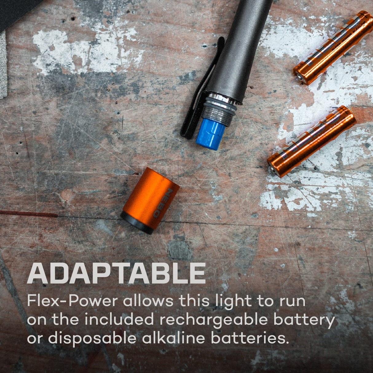 Nebo Inspector 500+ Clam Handheld Flashlight