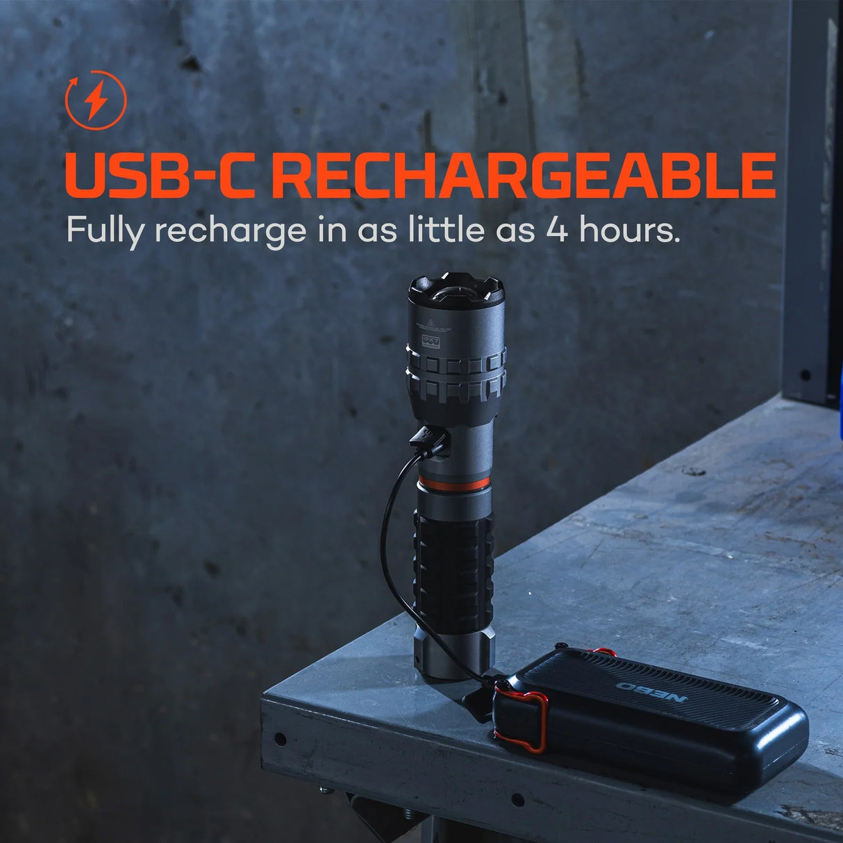 Nebo Slyde King 4K Flashlight for Work Lighting