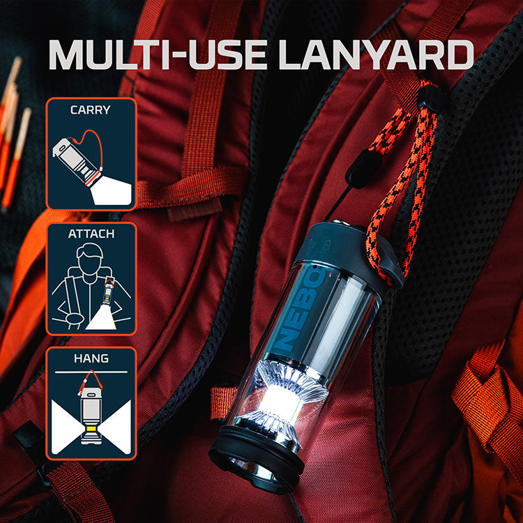 Nebo Galileo Tempest 350 Lantern and Spotlight Combo