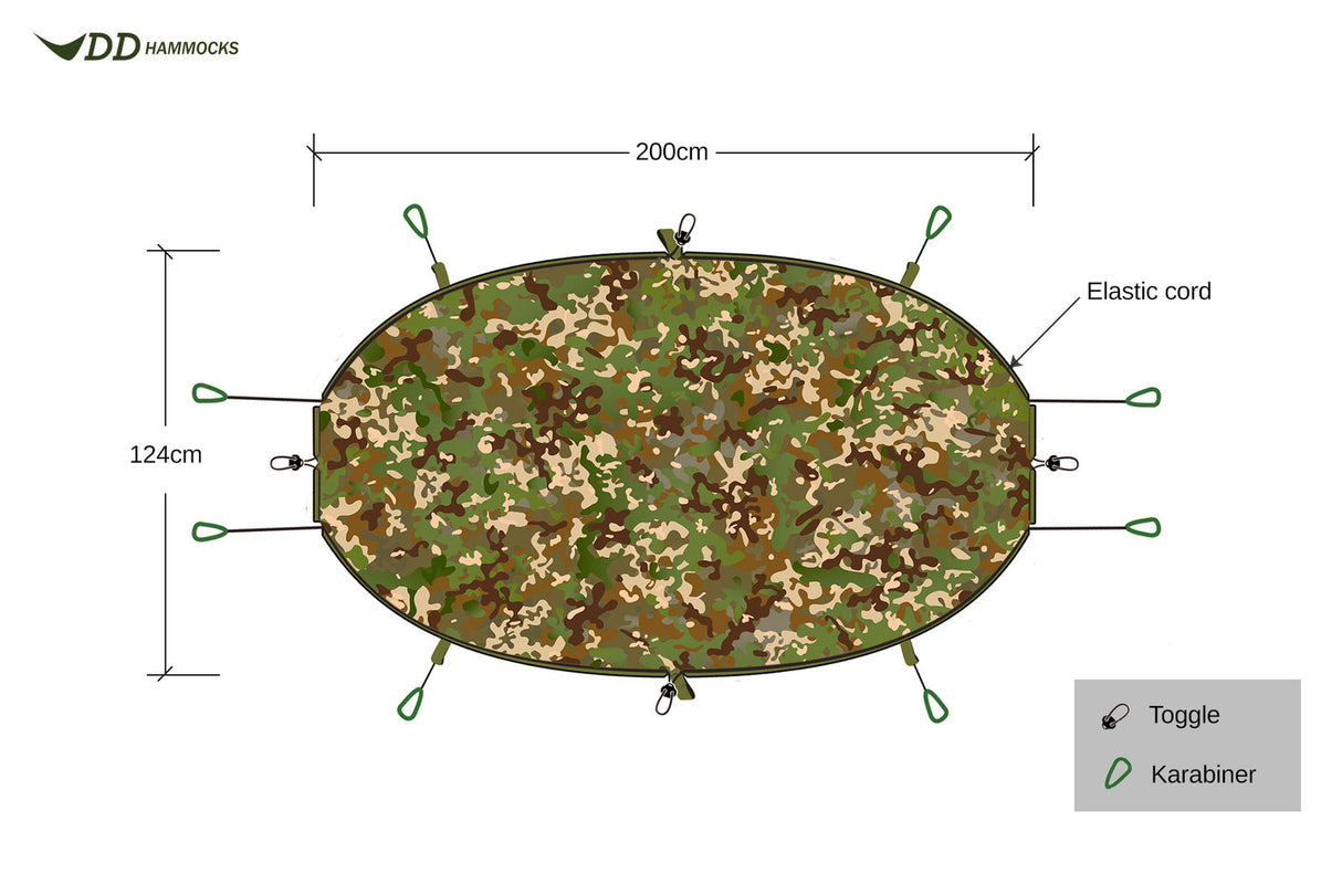 DD Hammocks Multicam Deluxe Camping Combo Set