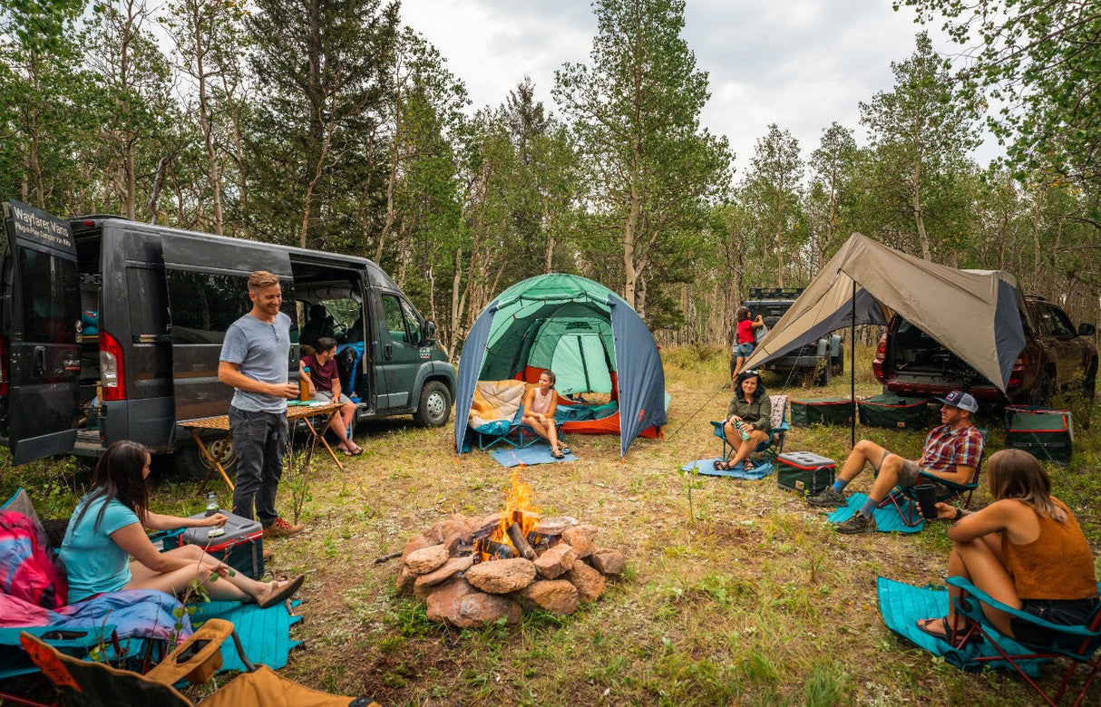 Kelty Waypoint Vehicle Tarp Shelter - Reflecting Pond/Gingerbread