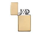 Zippo Slim High Polish Brass Lighter