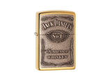 Zippo Jack Daniel's Lighter - High Polish Brass Finish