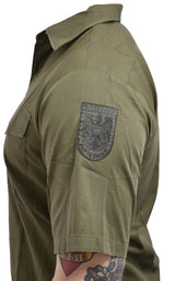 Austrian Military Lightweight Olive Green Short Sleeve Shirt