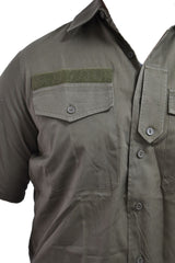 Austrian Military Lightweight Olive Green Short Sleeve Shirt