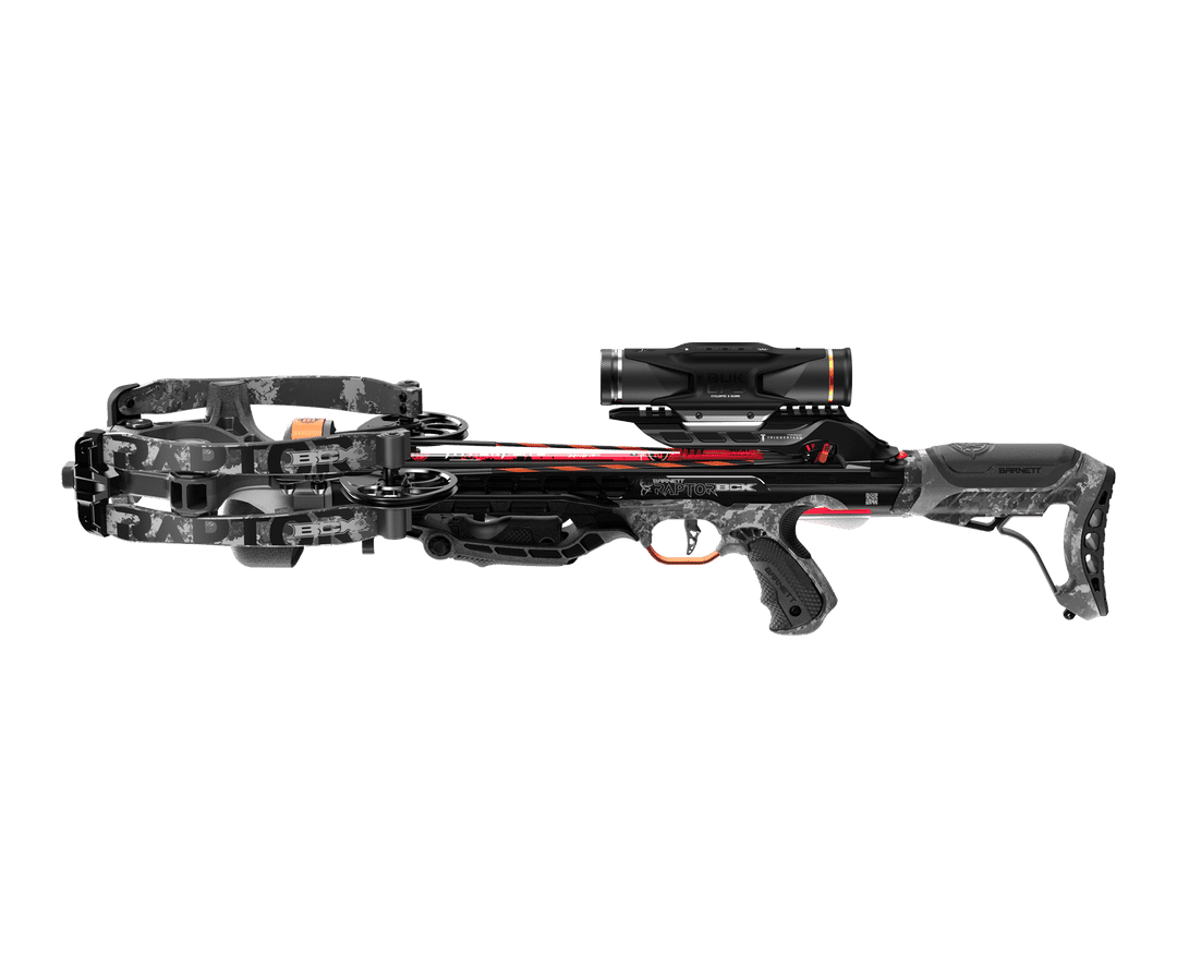 Barnett Hyper Raptor BCX Compound Crossbow Kit with BuckOps Cycloptic Primetime Scope