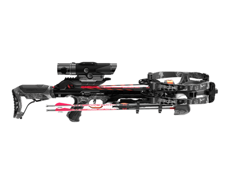 Barnett Hyper Raptor BCX Compound Crossbow Kit with BuckOps X-Factor Laser Rangefinder Scope
