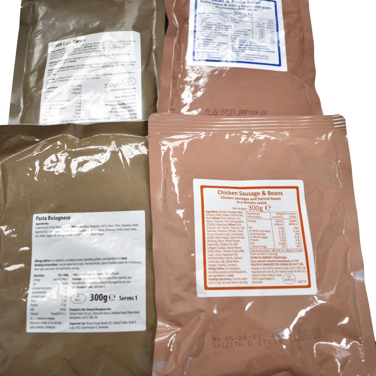 British Army Military Ration Pack Meal Pouch - Various Menus | Prepping ...