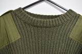 British Army Surplus Wool Pullover Sweatshirt Jumper - Olive