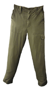 British Military Lightweight Olive Green General Service Work Trousers
