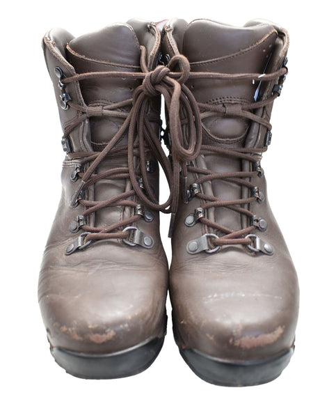 British Military Men's Iturri Brown Leather Patrol Boots