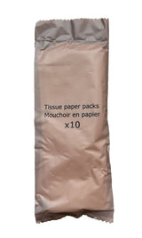 British Military Tissue Packs - 10 Tissues