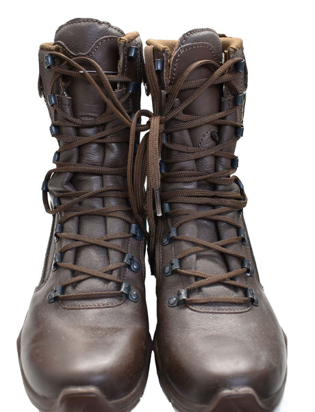 British Military YDS Swift Temperate Brown Leather Patrol Boots - Supergrade