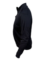 British Police Mens Moisture Wicking Black T-Shirt - Long Sleeved