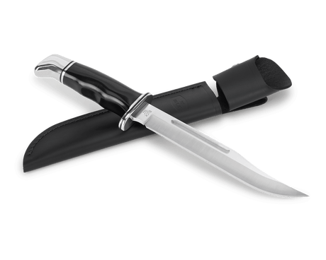 Buck 120 General Fixed Blade Knife - Black Phenolic