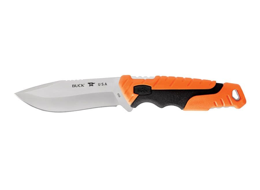 Buck 658 Small Pursuit Fixed Blade Knife - Orange/Black Pro