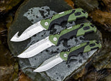 Buck 659 Large Folding Pursuit Lock Knife - Green/Black
