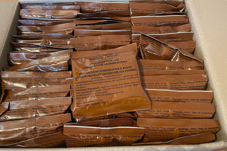 Bulk Buy - British Military 56g Protein Drink Powder Apple Flavour - 120 Sachets