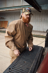 Czech Military Tan Waxed Cotton Overalls