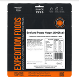 Expedition Foods Freeze Dried Meal Pouch - Beef And Potato Hotpot - Various Sizes