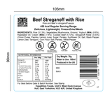 Expedition Foods Freeze Dried Meal Pouch - Beef Stroganoff With Rice - Various Sizes