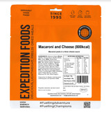 Expedition Foods Freeze Dried Meal Pouch - Macaroni And Cheese - Various Sizes