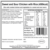 Expedition Foods Freeze Dried Meal Pouch - Sweet And Sour Chicken With Rice - Various Sizes