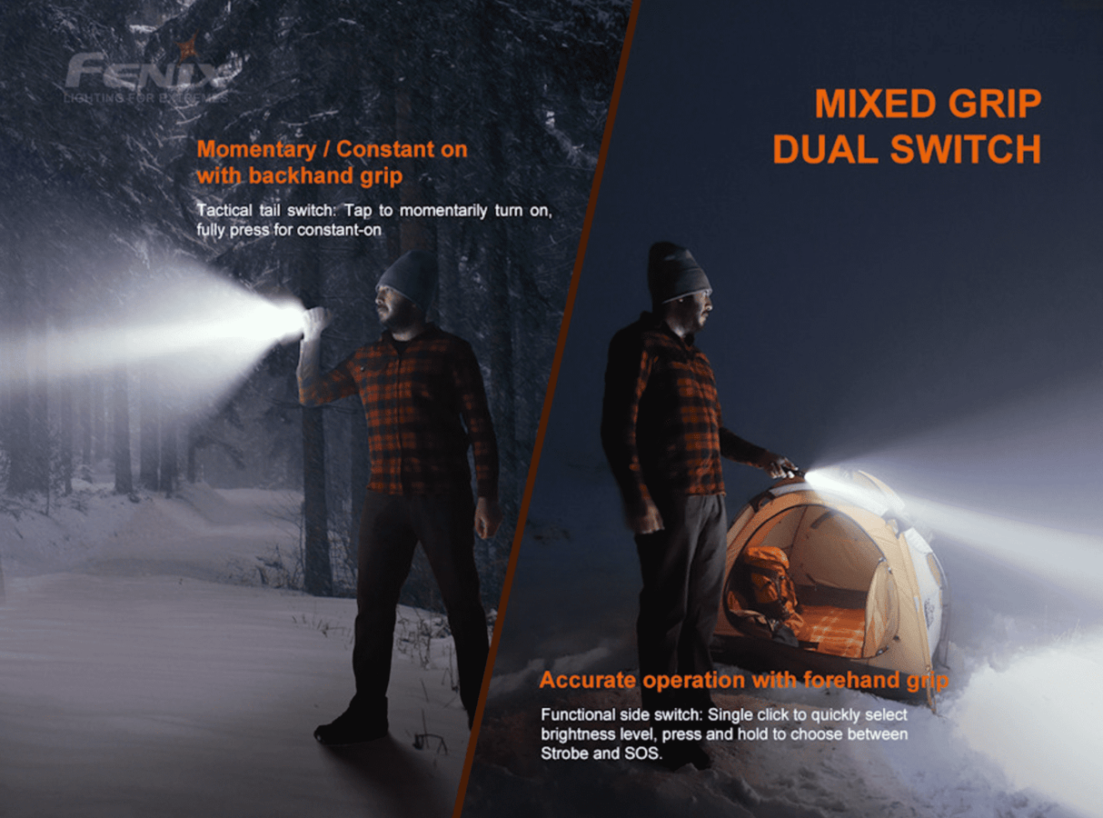 Fenix LD22 V2.0 800 Lumen Multi Purpose Outdoor Flashlight Torch