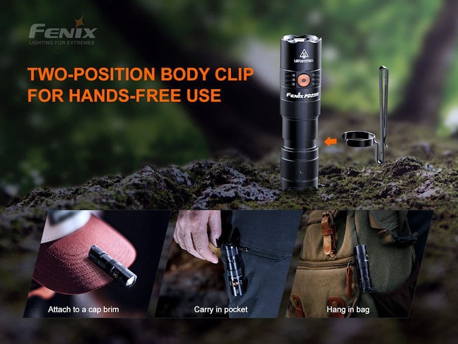 Fenix PD25R 800 Lumen Rechargeable Torch