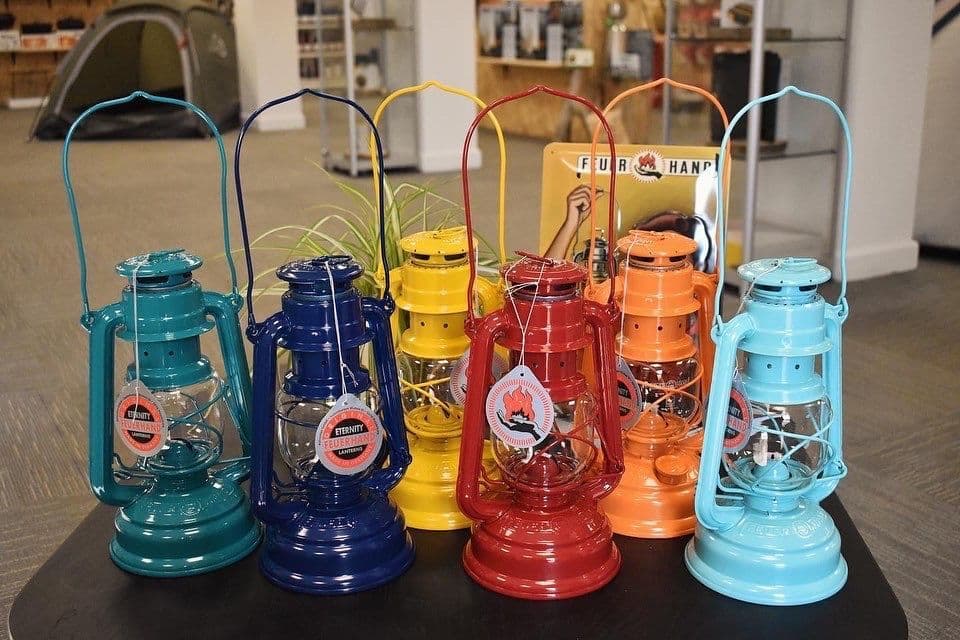 Feuerhand Baby Special 276 Hurricane Lantern - Cobalt Blue