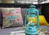 Feuerhand Baby Special 276 Hurricane Lantern - Light Green