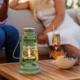Feuerhand Baby Special 276 LED Hurricane Lantern - Sage Green