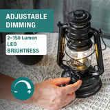 Feuerhand Baby Special 276 LED Hurricane Lantern - Soft Beige