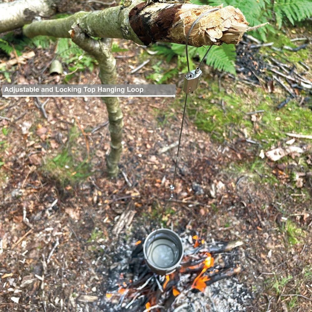 Forest Fundamentals The Trailgrip L Adjustable Pot & Cup Hangers