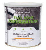 Fuel Your Preparation Freeze Dried Food Ration Meal Tin - Cooked White Rice
