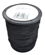Highlander Black Shock Cord - 2.5mm x 1m