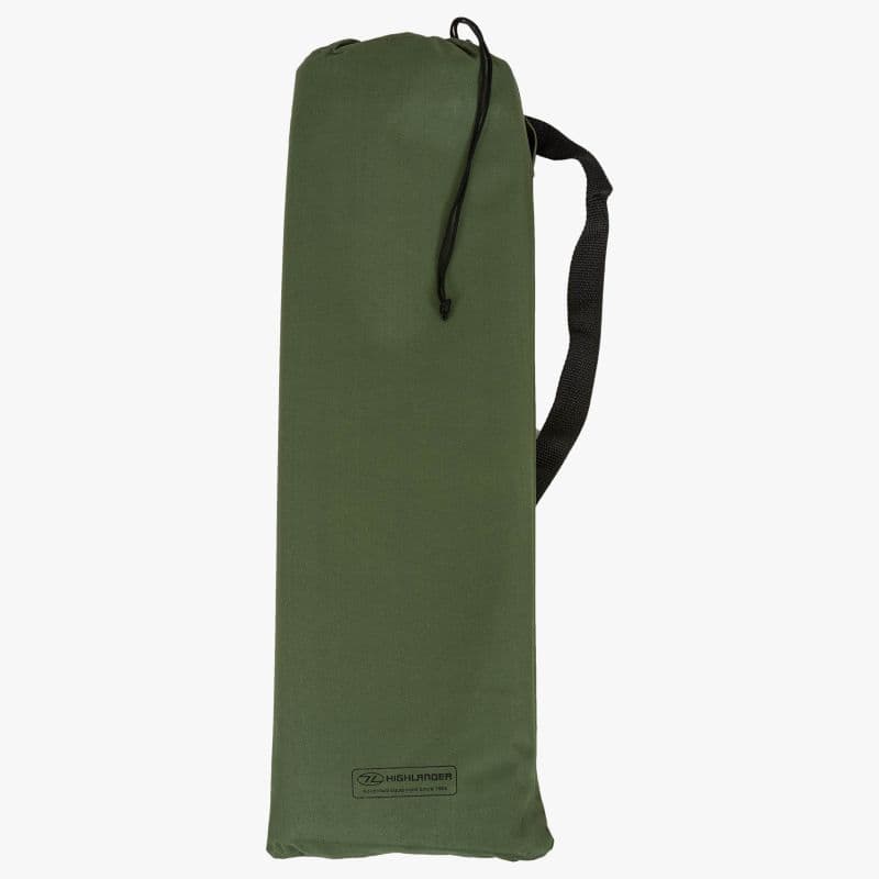 Highlander Olive Folding Camp Bed