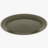 Highlander Olive Green Flat Plate - 24cm
