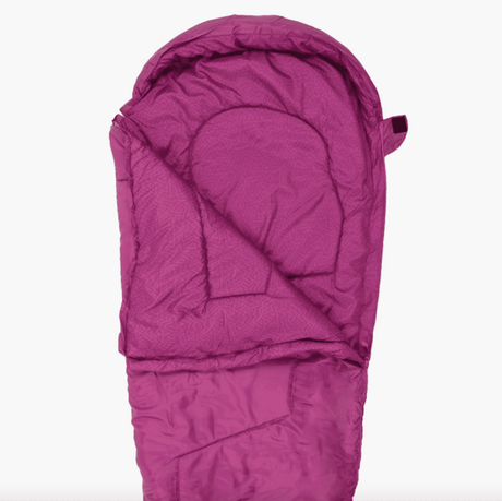 Highlander Sleepline Junior Kids Mummy Sleeping Bag - Pink