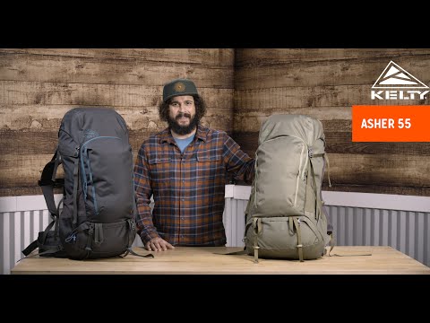 Kelty Asher 55L Backpack Bag - Stormy Blue