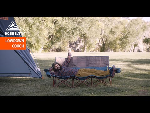 Kelty Three Seater Lowdown Couch - Deep Lake/Fallen Rock