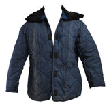 Hungarian Army Quilted Liner and Collar Navy Blue