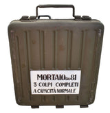 Italian Military Olive Green Metal Grenade Box