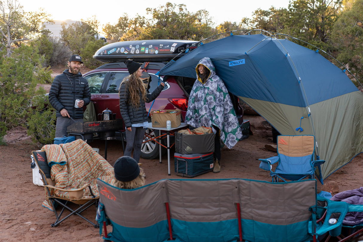 Kelty Sideroads Vehicle Awning Tent - Midnight Navy/Winter Moss