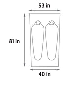 Kelty Grand Mesa 2 Man Tent Footprint