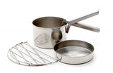 Kelly Kettle Stainless Steel Trekker Complete Kit - For the Solo Camper